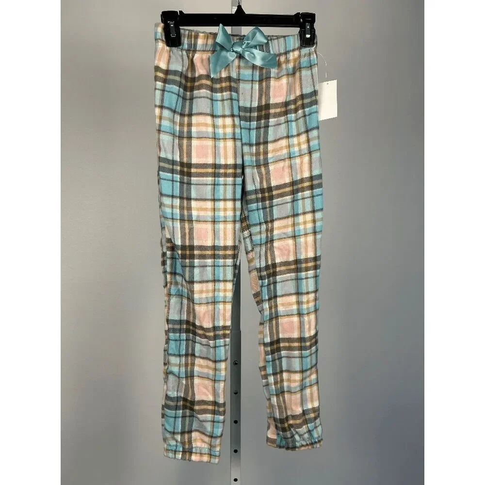Sleep On It Girls 2-Piece Plaid Pajama Sets L (14-16)
